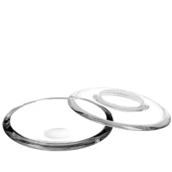 Discus Crystal Caviar Dish by Andrea Ruggiero