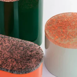 Ditale Orange Side Table