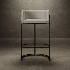 Déjà Vu White Stool