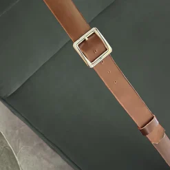 Docker English Green Velvet Armchair