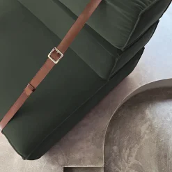 Docker English Green Velvet Armchair