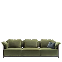 Dodo Green Sofa by Stefano Giovannoni