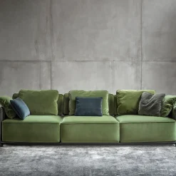 Dodo Green Sofa by Stefano Giovannoni