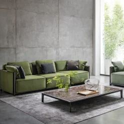 Dodo Green Sofa by Stefano Giovannoni
