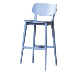 Doll 557 Light Blue Bar Stool by Emilio Nanni
