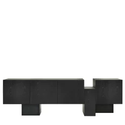Dolmen Black Ash Sideboard by Dainelli Studio