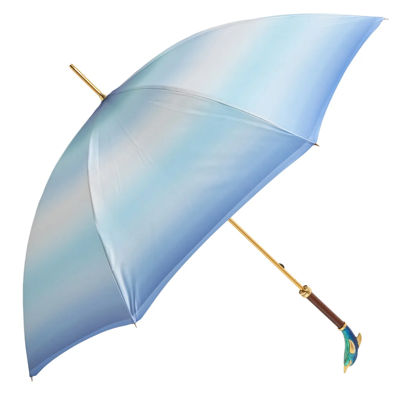 Dolphin With Brass Handle Umbrella