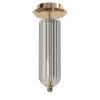 Dom Gold Brass And Glass Pendant Lamp