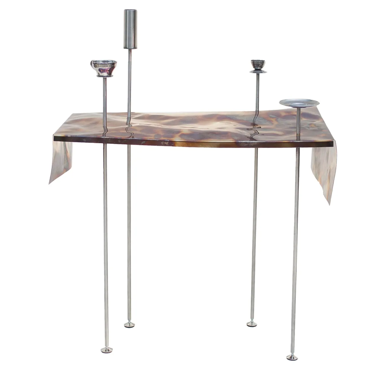 Domenica Multicolor Steel Breakfast Console