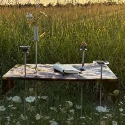 Domenica Multicolor Steel Breakfast Console