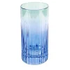 Domina Set of 2 Blue-To-Green Tall Tumbler Glasses