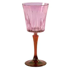 Domina Set of 2 Pink-To-Orange Water Glasses