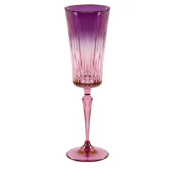 Domina Set of 2 Pink-To-Purple Flutes