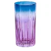 Domina Set of 2 Purple-To-Blue Tall Tumbler Glasses