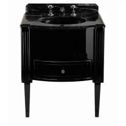 Domino Black Vanity Unit