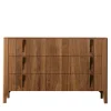 Domino Dresser in Walnut Canaletto Wood