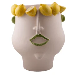 Domitilla Multicolor Ceramic Head Vase
