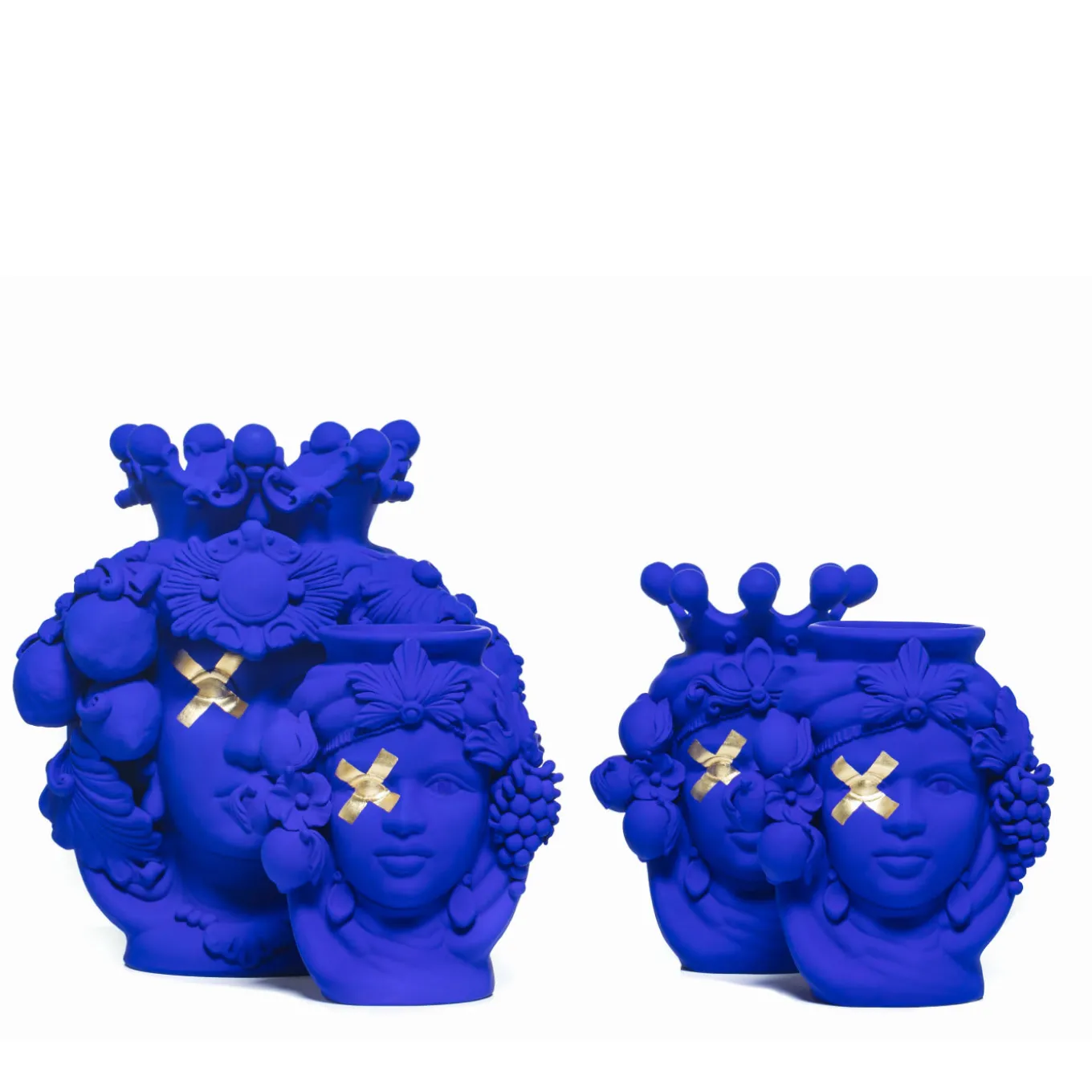 Donna Rosalia Blue Oltremare Vase