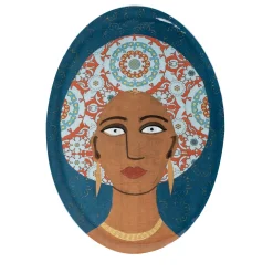 DONNE FIORITE Aisha Oval Tray