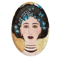 DONNE FIORITE Bianca Oval Tray