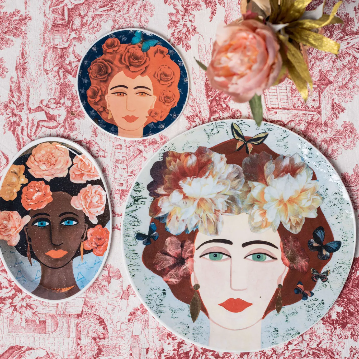 DONNE FIORITE Set of 2 Amélie Plate