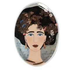 DONNE FIORITE Set of 2 Polina Oval Tray