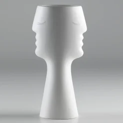 Doppiapresenza High White Vase