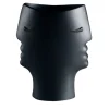 Doppiapresenza Small Black Vase