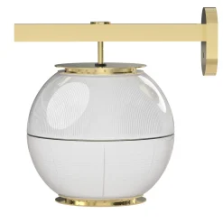 Doppio Vetro Brass Sconce by Ignazio Gardella