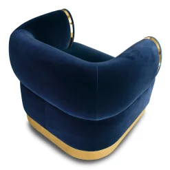 Dorado Prussian Blue Armchair