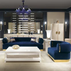 Dorado Prussian Blue Armchair