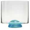 Dot Light-Blue & Transparent Whisky Glass by Giovanni Patalano