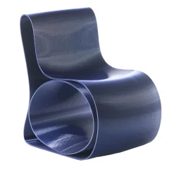 Double Blue Armchair