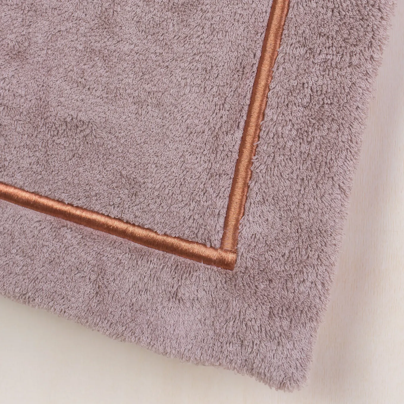 Dove-Grey and Bronze Beach Towel