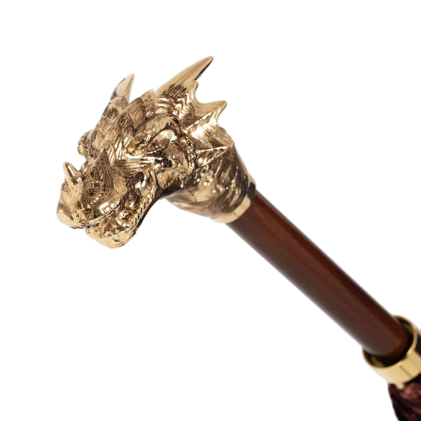 Dragons With Brass Handle Umbrella