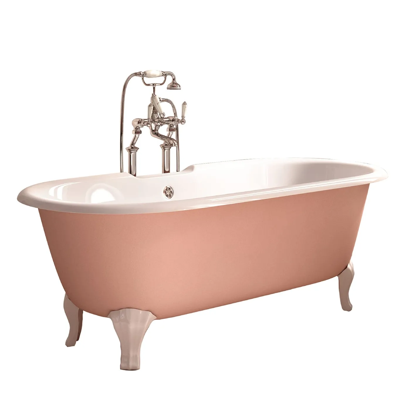 Draycott Painted Pink Bathtub
