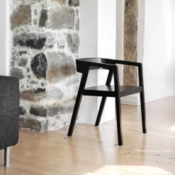 Drive Chair in Black Ash Wood by Lorenz+Kaz