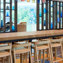 Drive High Stool in Natural Frassin by Lorenz+Kaz