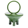 Drop Erba Green Ceramic Candle