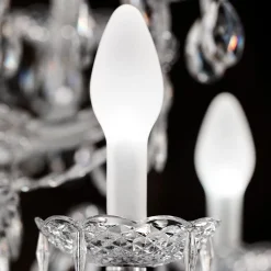 Drylight White And Transparent Polycarbonate 24-Light Chandelier