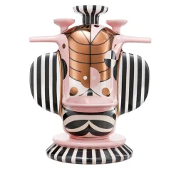 Duck Elephant Pink And Black Ceramic With Copper Details Vase By Jaime Hayon