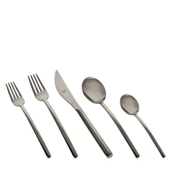 Due Oro Nero 5-Piece Flatware Set