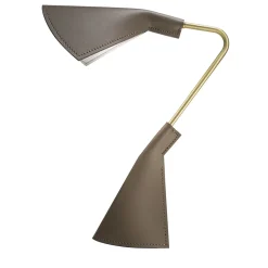 Duffy Dove Gray Desk Lamp