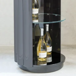 Duilio Drink Cabinet with Casters