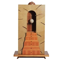 Dulcama Walnut & Maple Wood Cabinet by Aurelio Porro