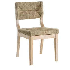 Durmast Wood Straw Chair by Michele Bonan