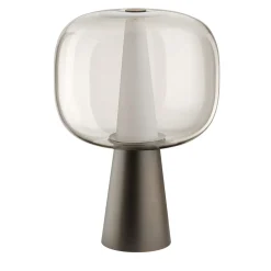 Dusk Dawn Table Lamp Burnished Brass and Glass