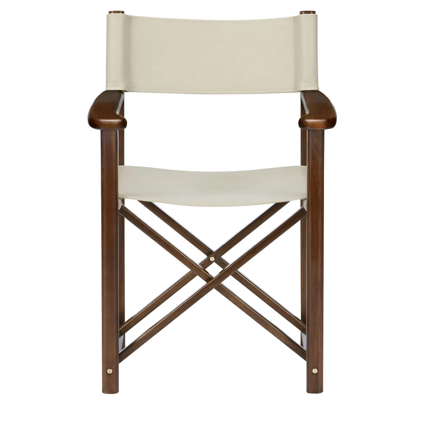 Dustin director's chair dove grey thin leather