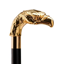 Eagle Gold Marble Shoehorn with Brass Rings