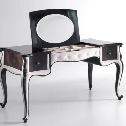 Ebony and Cherry Vanity Table